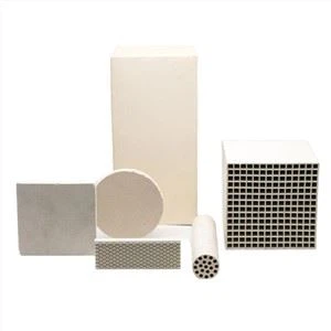 हीट एक्सचेंजर के लिए हनीकॉम्ब स्ट्रक्चरल पैकिंग थर्मल रीजेनरेटर सिरेमिक हनीकॉम्ब